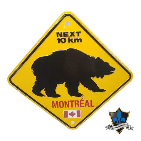 Canada  Bear  license plate