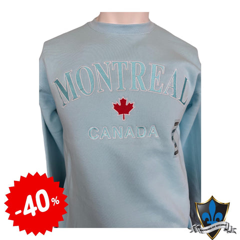 MONTREAL embroidery Crewneck Sweatshirt