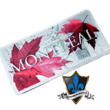 Aimant en feuille d'érable de Montréal.