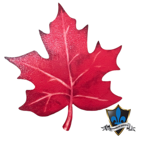 Maple leaf  wood Magnet.