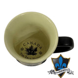 EMBOSSED MAPLE LEAF SHEILD CANADA LEAF MUG