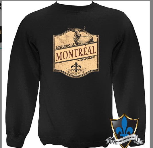 CANADA MOOSE ON ADULT Sweatshirt