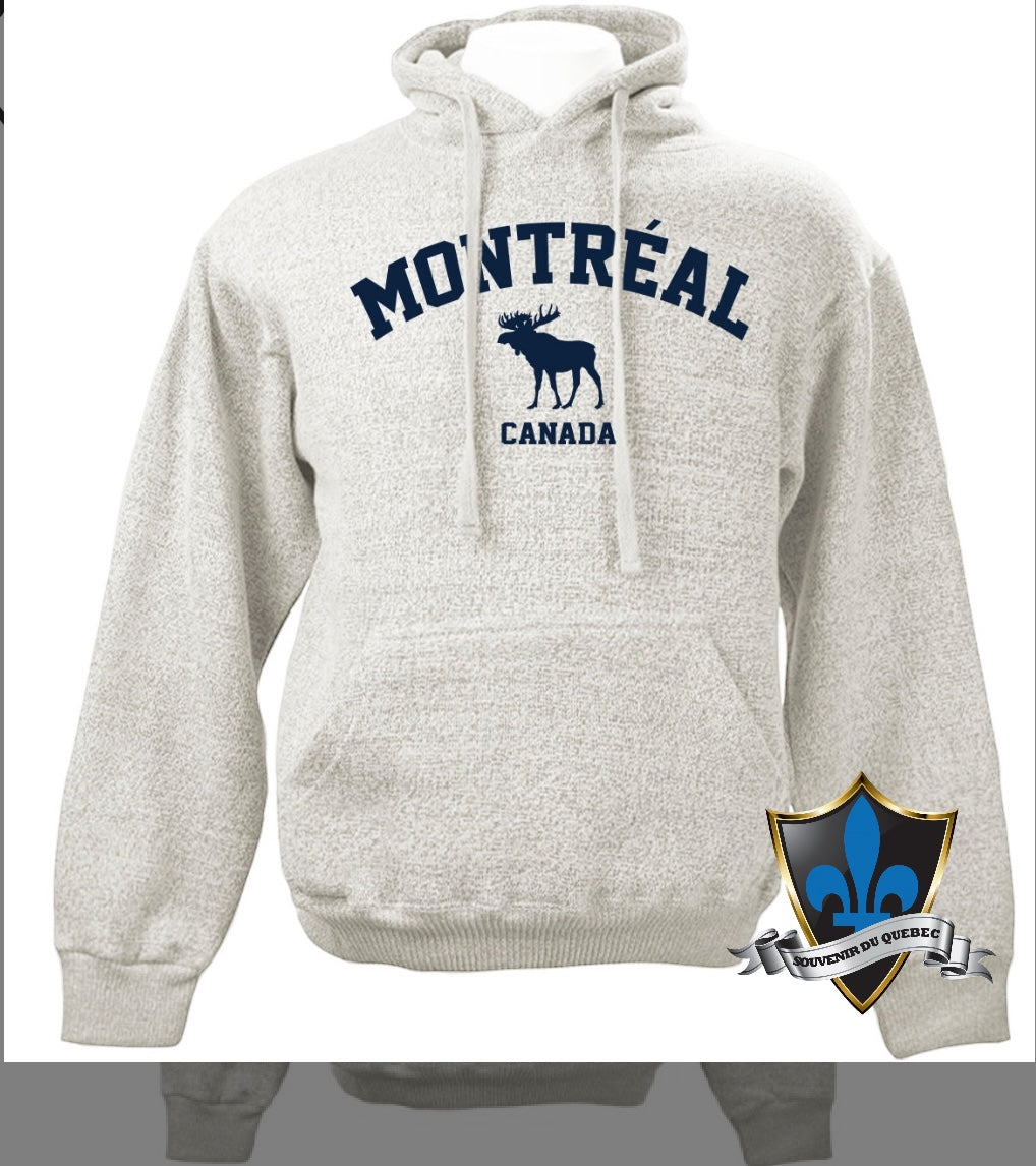 MONTREAL EMB AVEC APPLIQUE MOOSE SUR LE SWEAT À CAPUCHE NANTUCKET