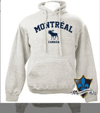 MONTREAL EMB AVEC APPLIQUE MOOSE SUR LE SWEAT À CAPUCHE NANTUCKET