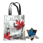 Montreal souvenir TOTE  bag maple leaf