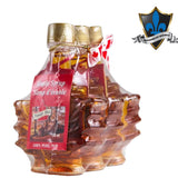 3 X 50 Ml Canadian Maple syrup Maple Leaf Shaped Bottle pack.