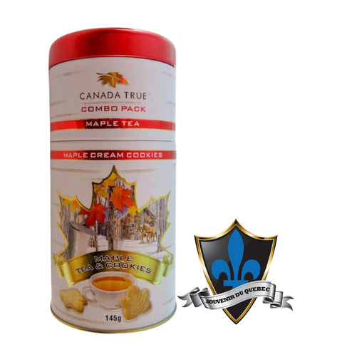 Canada True Maple Tea and Maple Cream Cookies Value Bundle 145g.