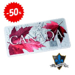 Canada  maple leaves foil magnet.