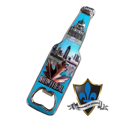 Montreal bottle opener Magnet.