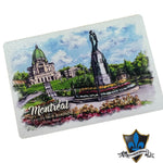 Montreal saint joseph wood Magnet.