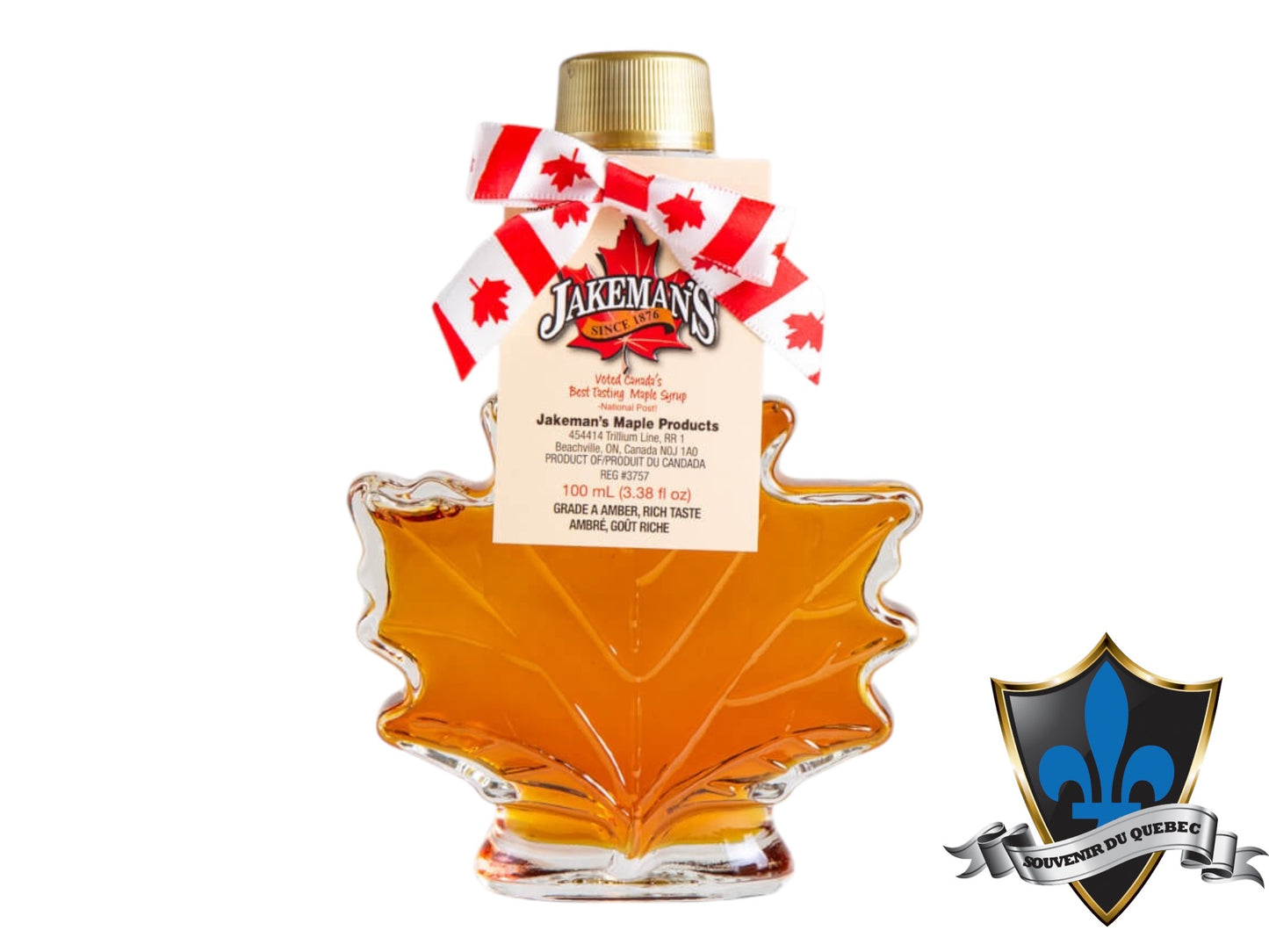 Canadian Maple Syrup 100ml in gift wood box.