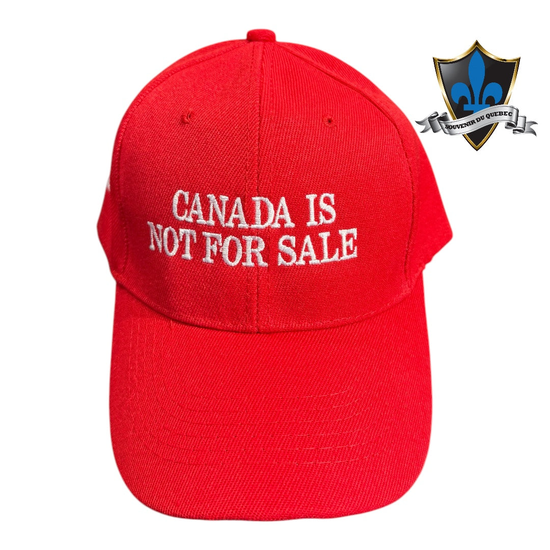 Canada Not For Sale baseball cap.