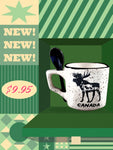 CANADA Moose  MUG w/SPOON 8oz