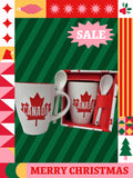 Canada maple leaf coffee mug.