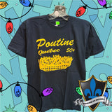 Adult Montreal POUTINE Souvenir T shirt .