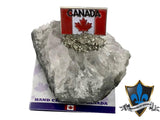 Canadian Flag AMETHYST FIGURINE GOOD LUCK.