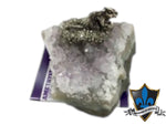 Beaver AMETHYST FIGURINE Good Luck.