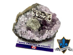 Canadian Flag AMETHYST FIGURINE GOOD LUCK.