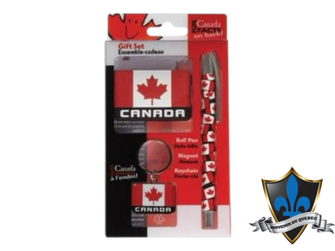 Canada Pen Set with magnet and keychain.