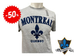 Adult Montreal Quebec fleur de lyse Tshirt