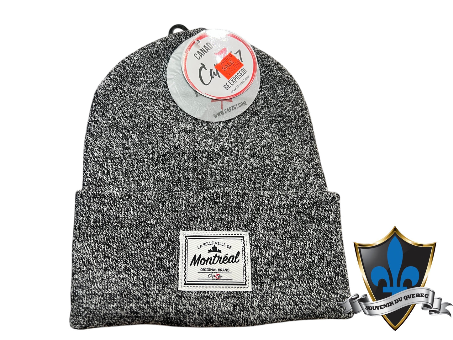 Montreal Sport Warm Winter Hat Beanie grey.