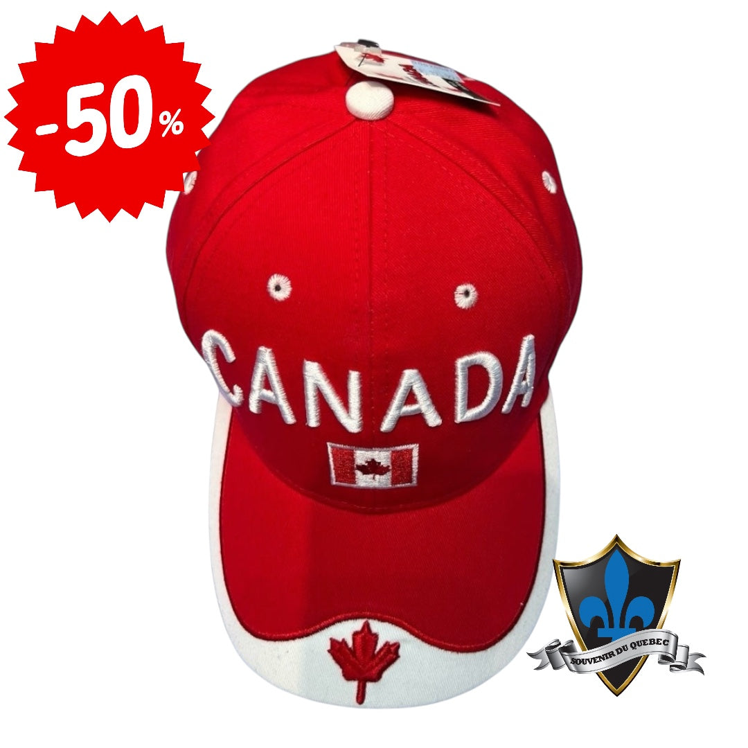 Red Maple Leaf Canada Baseball Cap – Souvenir Du Quebec