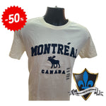 Montreal Arch Moose Applique Adult Tee.