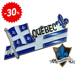 Aimant drapeau fleur de lys du Québec