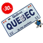 Aimant pour plaque d'immatriculation du Québec