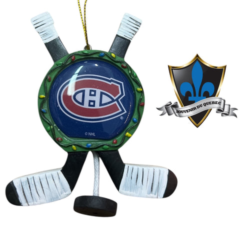 Canadians hockey Christmas ornament.