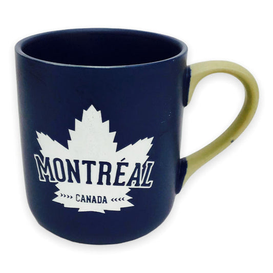 Tasse Montréal aspect marbre feuille d'érable