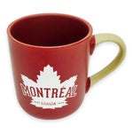 Tasse Montréal aspect marbre feuille d'érable