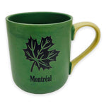 Tasse canadienne de 18 oz à motif de marbre Maple Leaf de Montréal.