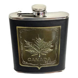 8 Oz  Canada leaf Flask.