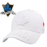 Canada patch cap embroidered leaf.