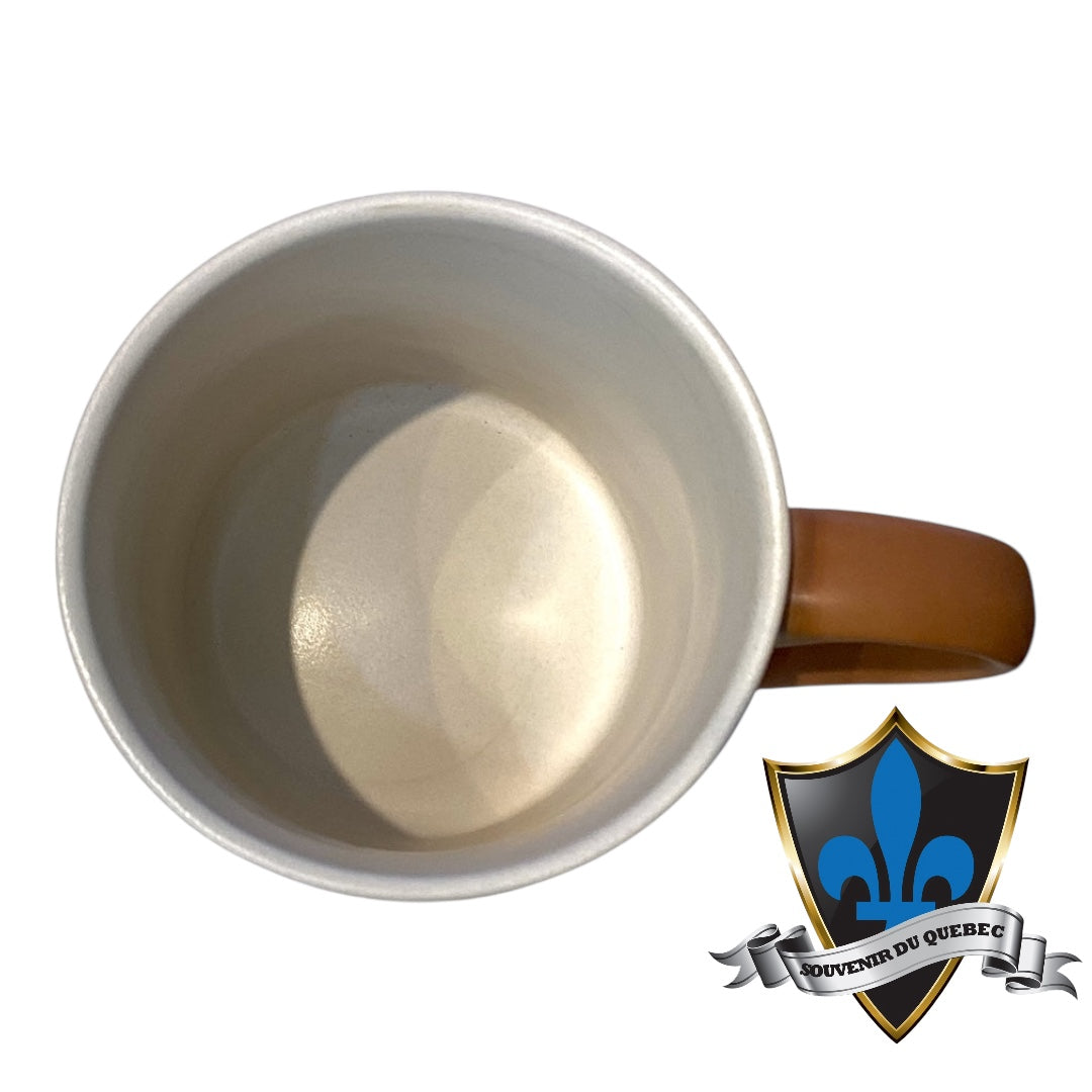 Canada fast food Marble look  18oz Canadian Mug.