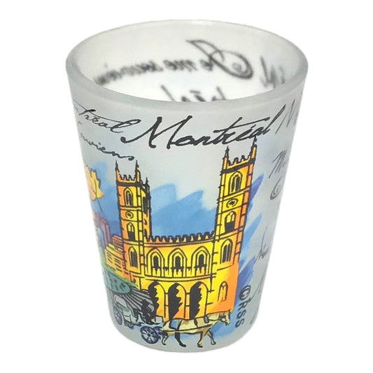 Montreal church  Shot glass