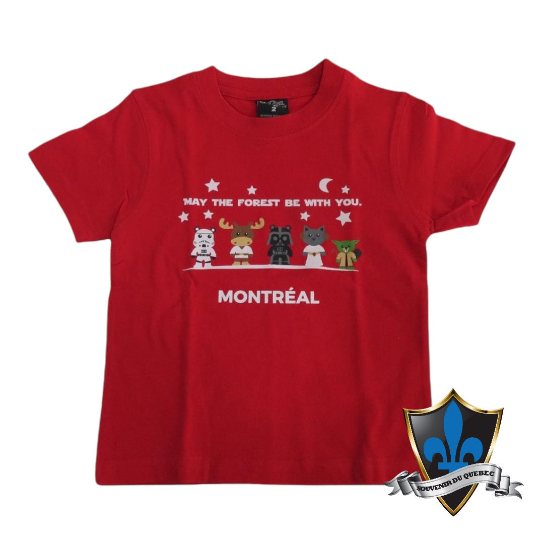 May the forest be with you kids T.Shirt.