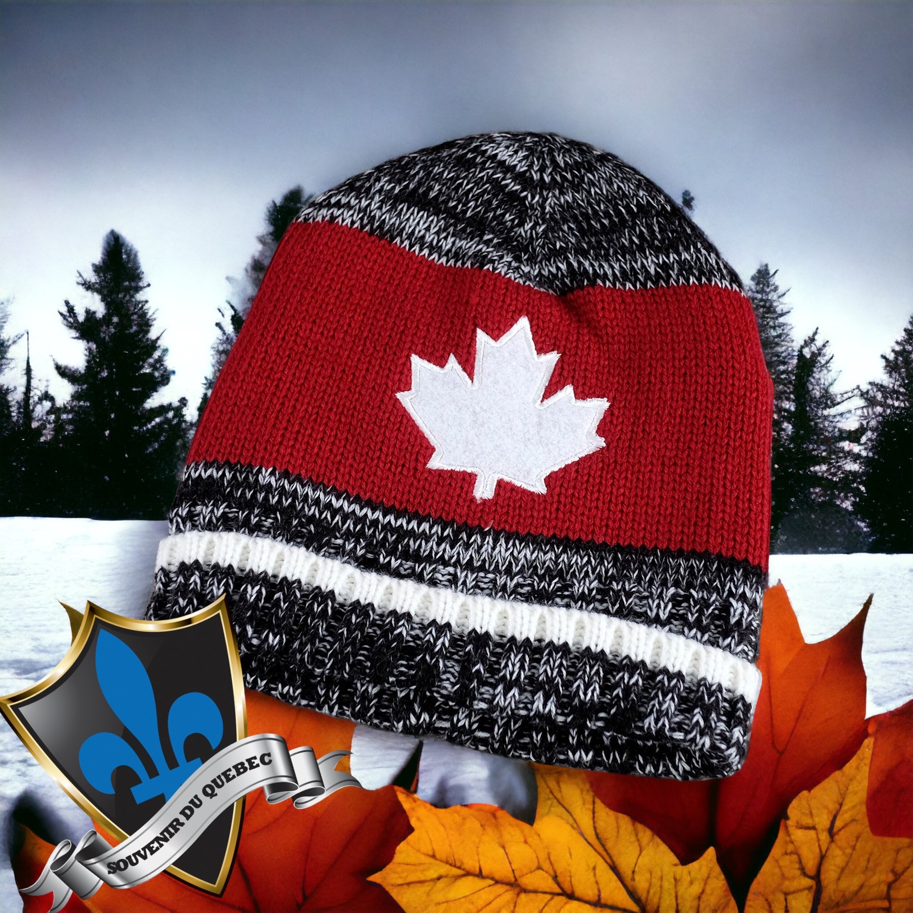 CANADA MAPLE LEAF BEANIE. – Souvenir Du Quebec