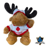 Moose With Montreal Canada maple leaf Sweater.