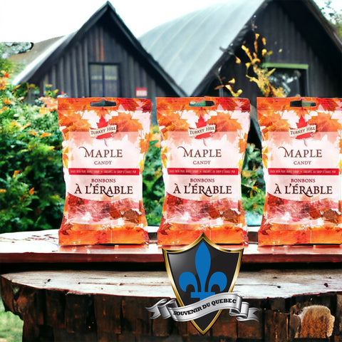 3 Bags of  90G Pure Canadian Maple Candy