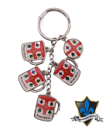 Montreal beer cup Key Ring