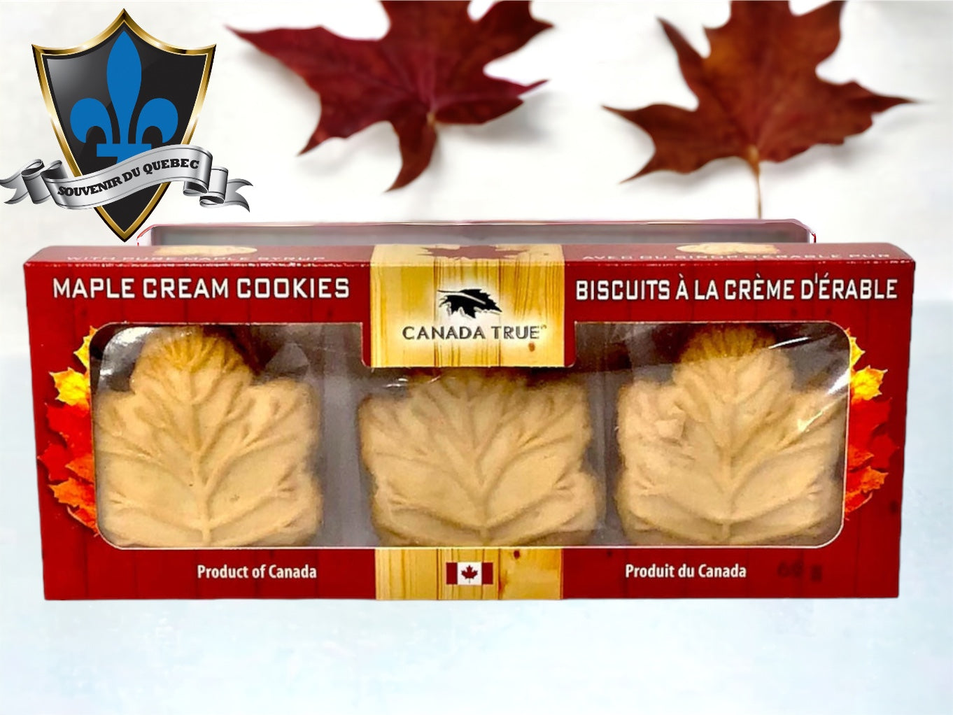 Biscuits canadiens au sirop d'érable 69G.
