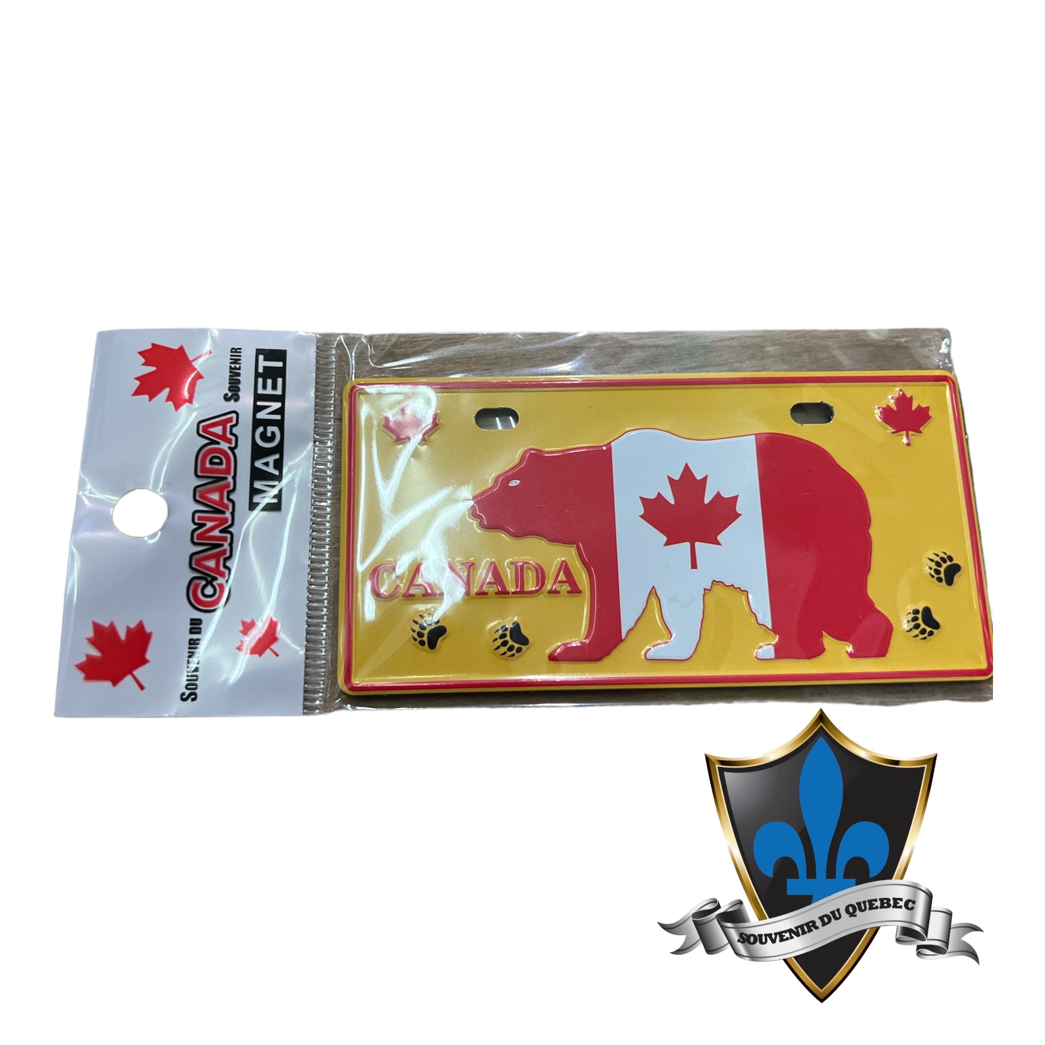 SOUVENIR [FR] 新品2個 Canada bear magnet – Souvenir Du Quebec