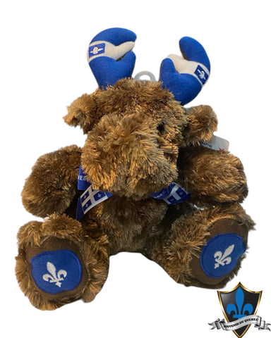 Moose With Quebec flag.