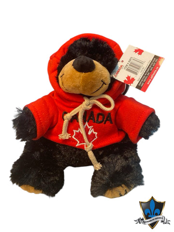Black Bear with Canada Hoodie