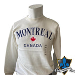 MONTREAL embroidery Crewneck Sweatshirt