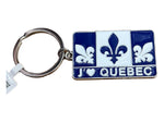 QUEBEC  Flag Keychain