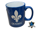 Tasse Québec Noir Bleu 11OZ.