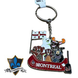 Montreal Canada animal Key chain